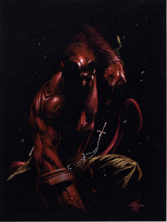 Hellboy Illustration by Gabriele Del'Otto sold for $1,440. Click here to get your original art appraised.