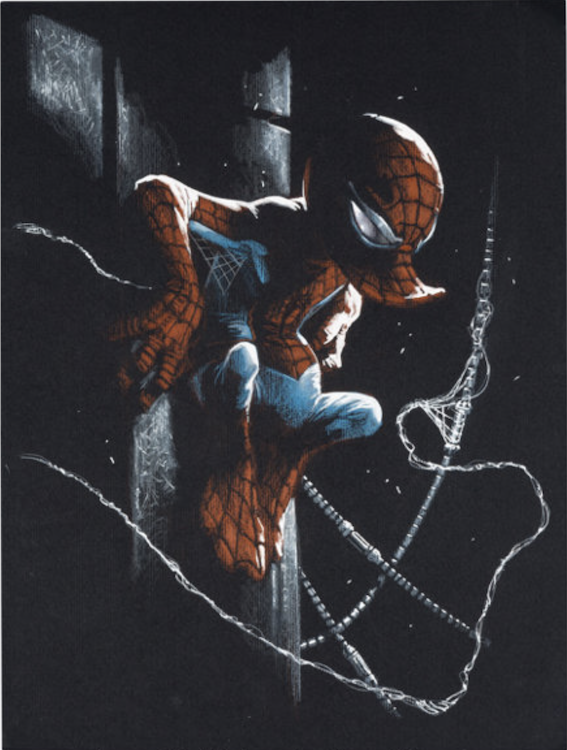 Spider-Duck Illustration by Gabriele Del'Otto sold for $1,800. Click here to get your original art appraised.