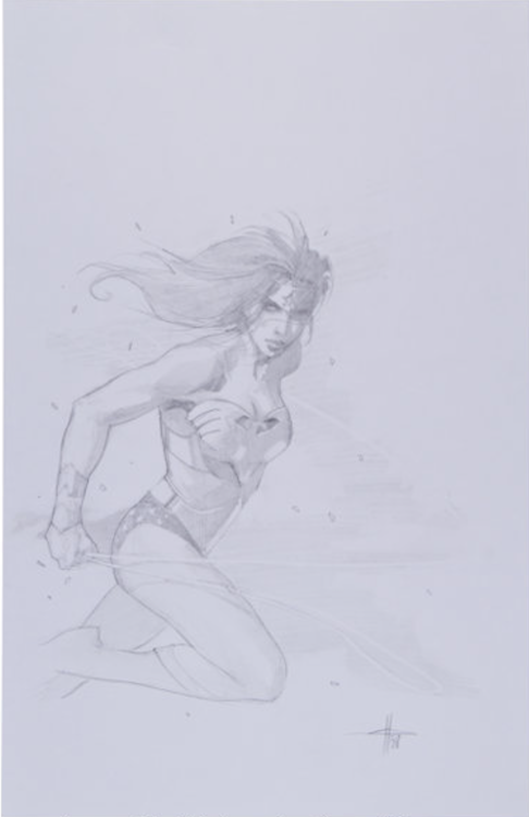 Wonder Woman Illustration by Gabriele Del'Otto sold for $155. Click here to get your original art appraised.