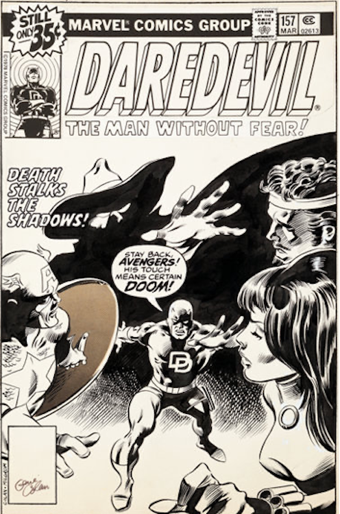 Daredevil #157 Cover Art by Gene Colan sold for $18,600. Click here to get your original art appraised.