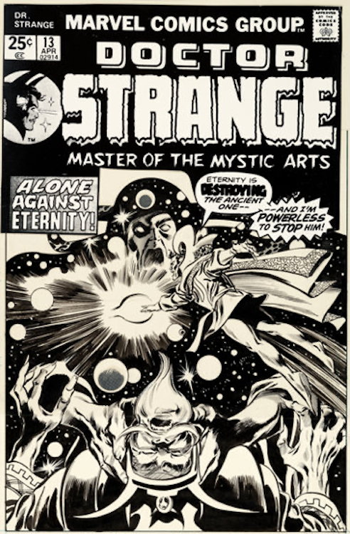 Doctor Strange #13 Cover Art by Gene Colan sold for $26,400. Click here to get your original art appraised.