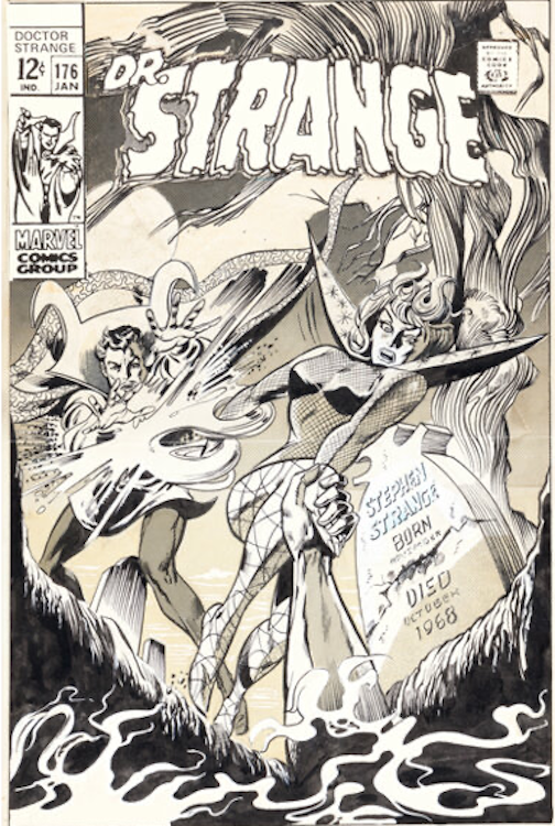 Doctor Strange #176 Cover Art by Gene Colan sold for $72,000. Click here to get your original art appraised.