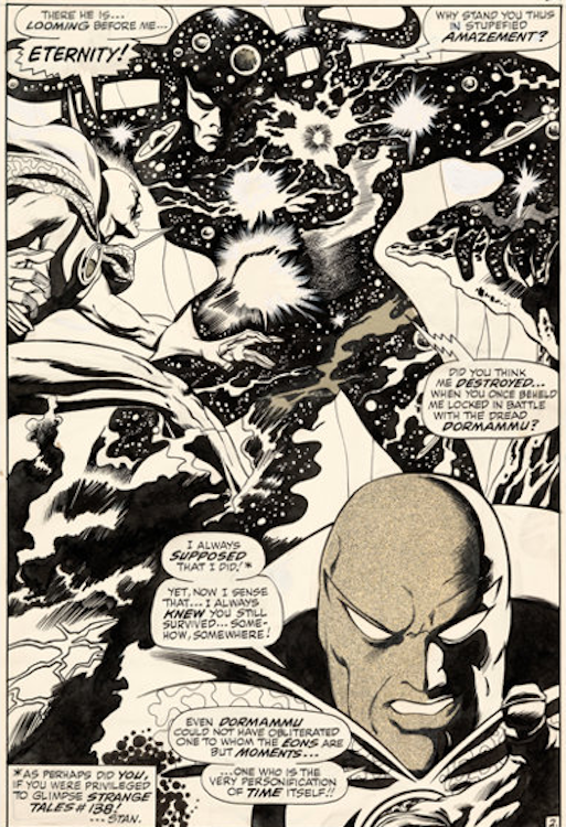 Doctor Strange #180 Page 2 by Gene Colan sold for $19,800. Click here to get your original art appraised.