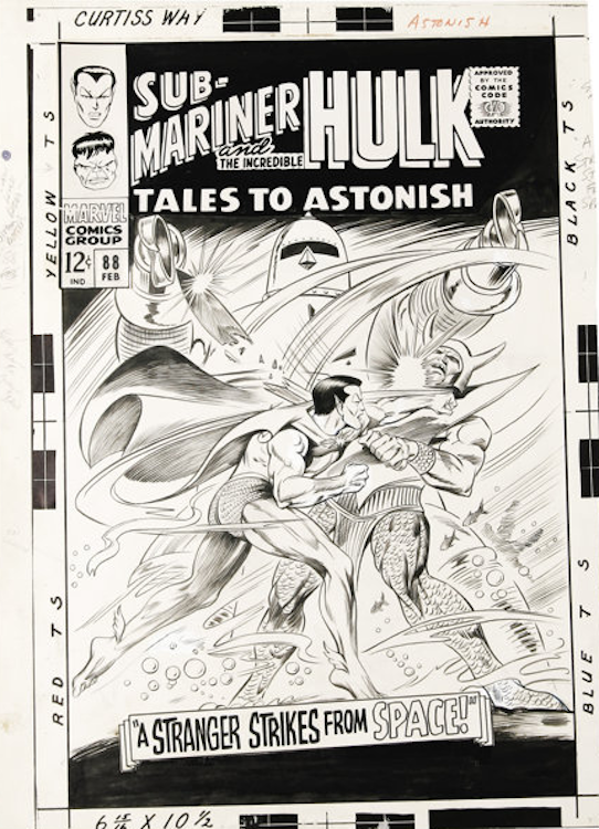 Tales to Astonish #88 Cover Art by Gene Colan sold for $21,510. Click here to get your original art appraised.