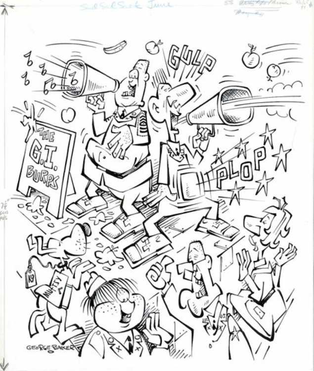 Sad Sad Sack World #180 Cover Art by George Baker sold for $180. Click here to get your original art appraised.