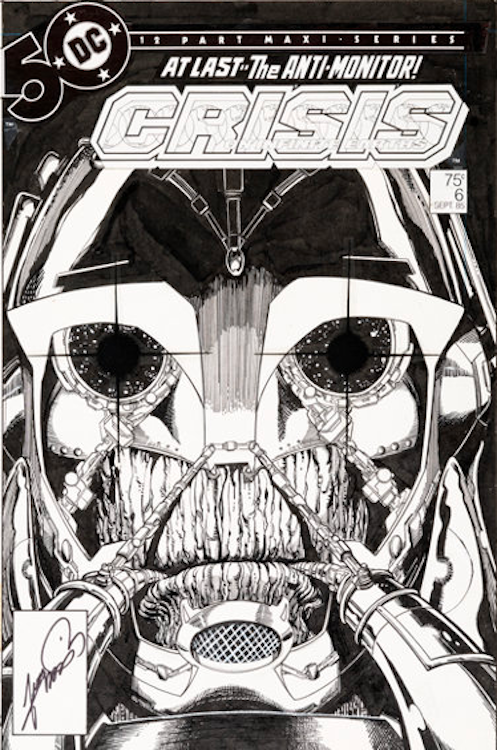 Crisis On Infinite Earths #6 Cover Art by George Perez sold for $22,800. Click here to get your original art appraised.