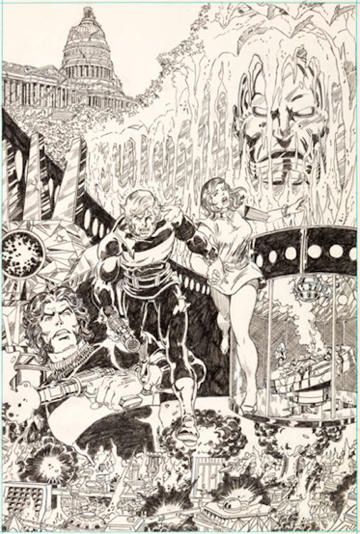 Logan's Run Portfolio Illustration by George Perez sold for $5,260. Click here to get your original art appraised.