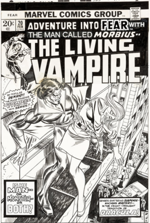 Adventure into Fear #20 Cover Art by Gil Kane sold for $28,800. Click here to get your original art appraised.