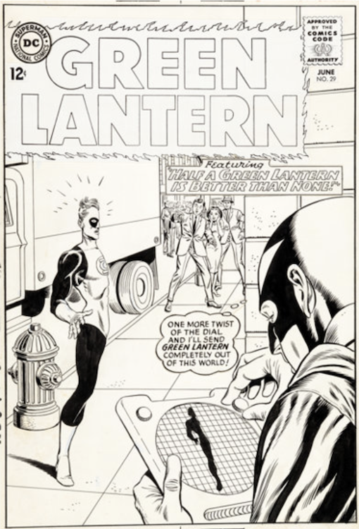 Green Lantern #29 Cover Art by Gil Kane sold for $48,240. Click here to get your original art appraised.