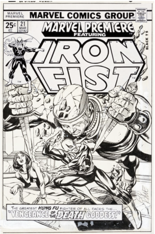 Marvel Premiere #21 Cover Art by Gil Kane sold for $16,130. Click here to get your original art appraised.