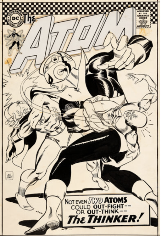 The Atom #29 Cover Art by Gil Kane sold for $33,600. Click here to get your original art appraised.