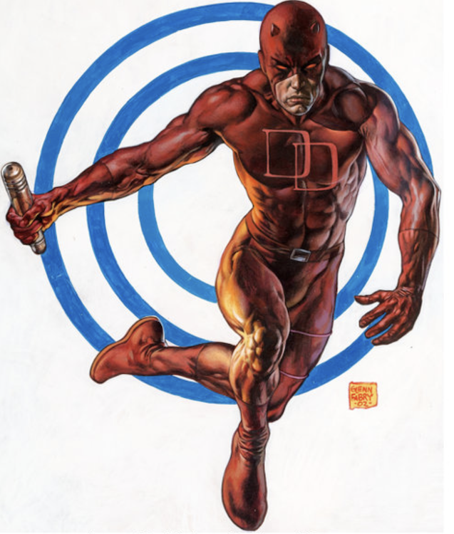 Daredevil: The Target #1 Cover Art by Glenn Fabry sold for $9,600. Click here to get your original art appraised.