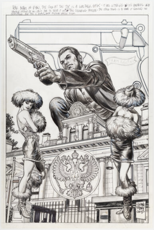James Bond #1 Alternate Cover Art by Glenn Fabry sold for $2,280. Click here to get your original art appraised.