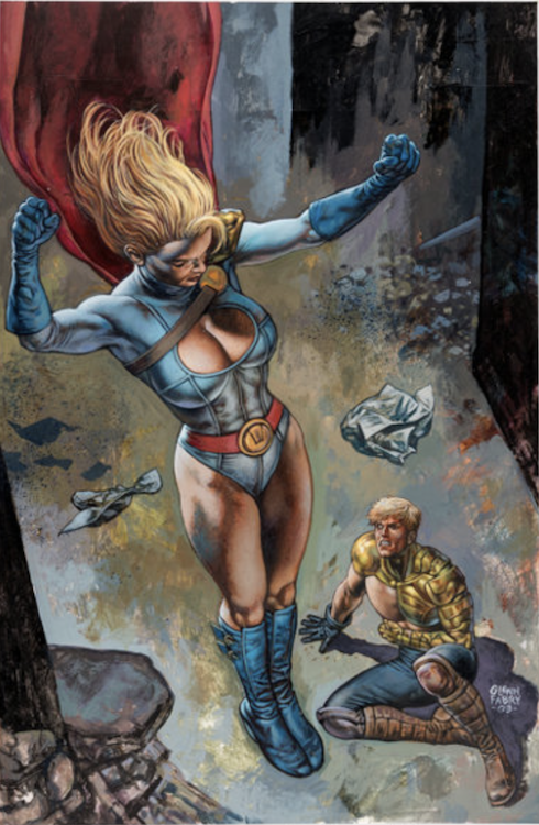 Magog #6 Cover Art by Glenn Fabry sold for $3,480. Click here to get your original art appraised.