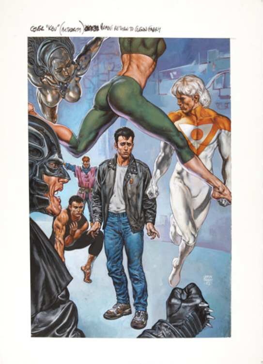 The Authority Kev #1 Cover Art by Glenn Farby sold for $1,430. Click here to get your original art appraised.