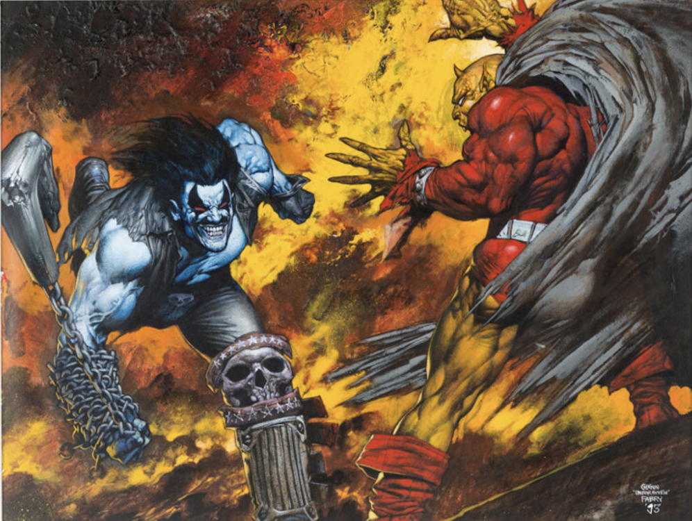 Wizard Magazine #31 Wraparound Cover Art by Glenn Fabry sold for $13,200. Click here to get your original art appraised.