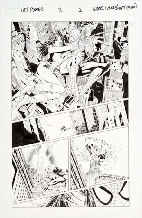 Ultimate Power #2 Page 2 by Greg Land sold for $1,020. Click here to get your original art appraised.