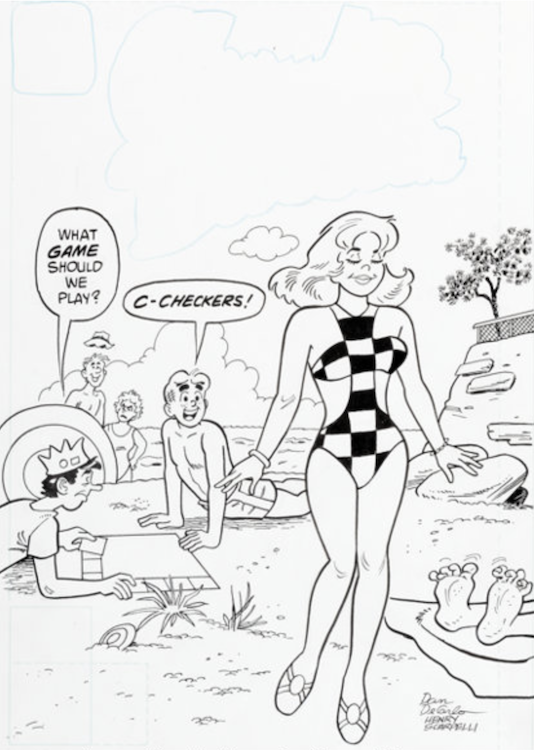 Cheryl Blossom #7 Cover Art by Henry Scarpelli sold for $500. Click here to get your original art appraised.