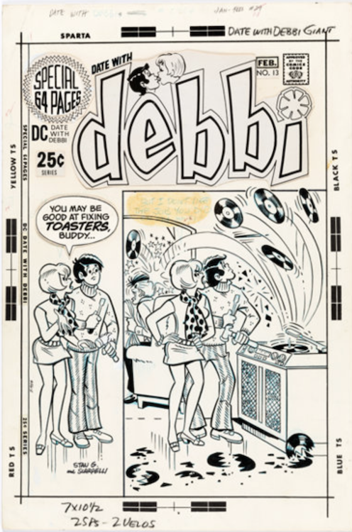 Date with Debbi #13 Cover Art by Henry Scarpelli sold for $500. Click here to get your original art appraised.