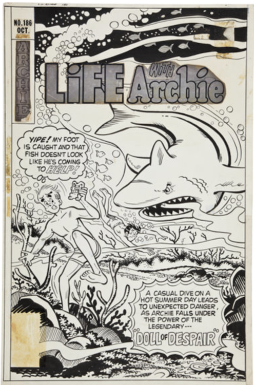 Life with Archie #186 Cover Art by Henry Scarpelli sold for $230. Click here to get your original art appraised.