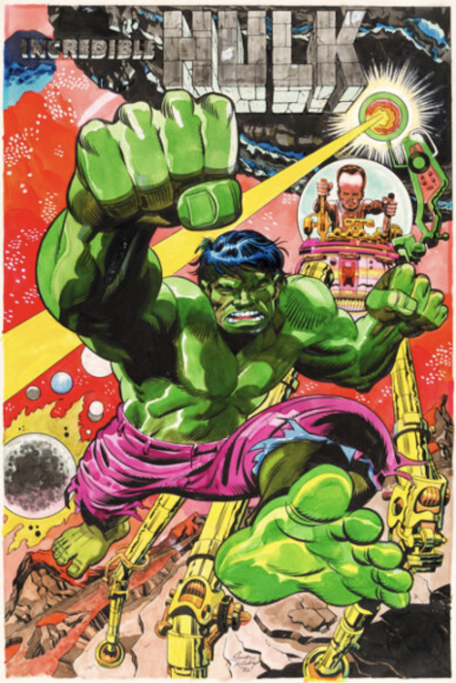 The Incredible Hulk Marvelmania Poster Illustration by Herb Trimpe sold for $108,000. Click here to get your original art appraised.