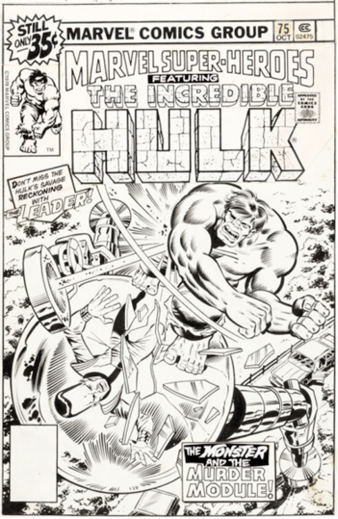 Marvel Super-Heroes #75 Cover Art by Herb Trimpe sold for $21,600. Click here to get your original art appraised.