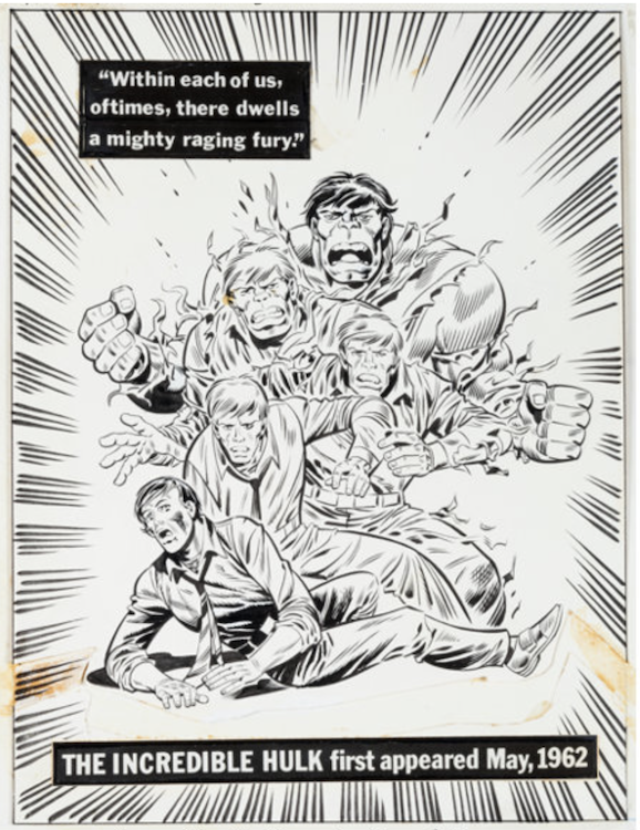 Marvel Treasury #5 Back Cover Art by Herb Trimpe sold for $9,260. Click here to get your original art appraised.