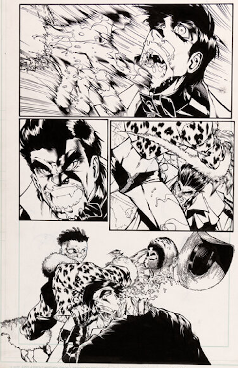 Crimson #3 Page 2 by Humberto Ramos sold for $350. Click here to get your original art appraised.