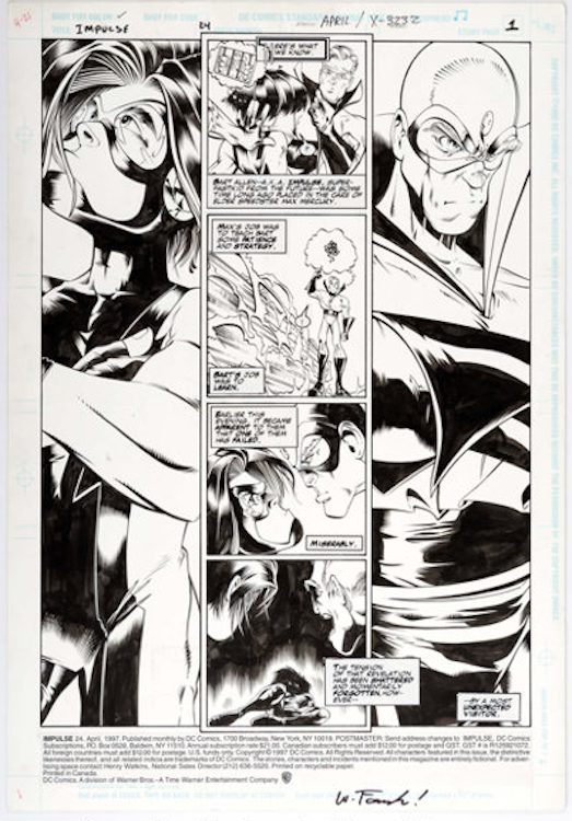 Impulse #24 Page 1 by Humberto Ramos sold for $170. Click here to get your original art appraised.