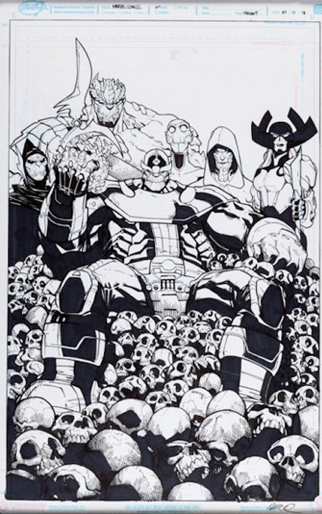 Infinity #1 Variant Cover Art by Humberto Ramos sold for $5,280. Click here to get your original art appraised.