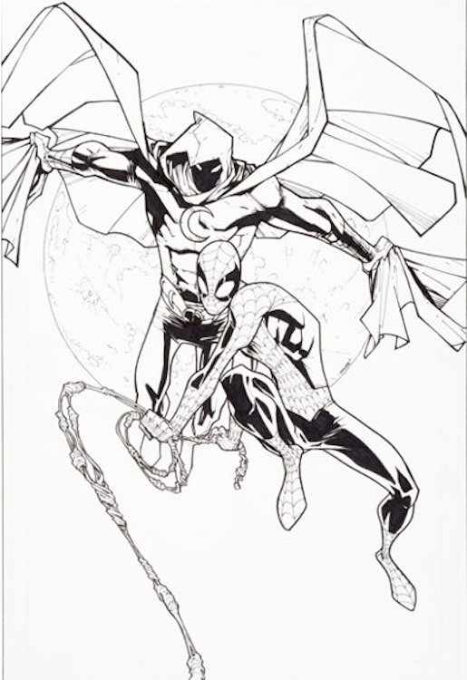 Moon Knight #1 Variant Cover Art by Humberto Ramos sold for $3,110. Click here to get your original art appraised.