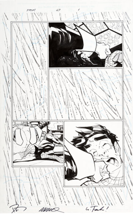 Peter Parker, Spider-Man #47 Partial Story by Humberto Ramos sold for $9,000. Click here to get your original art appraised.