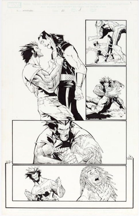 Wolverine #45 Page 4 by Humberto Ramos sold for $310. Click here to get your original art appraised.