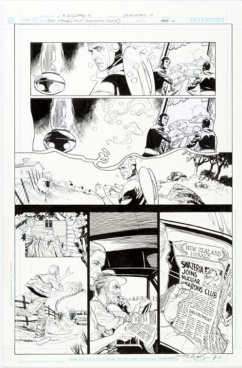 DC Comics Presents: Mystery in Space #1 Page 6 by J.H. Williams sold for $160. Click here to get your original art appraised.