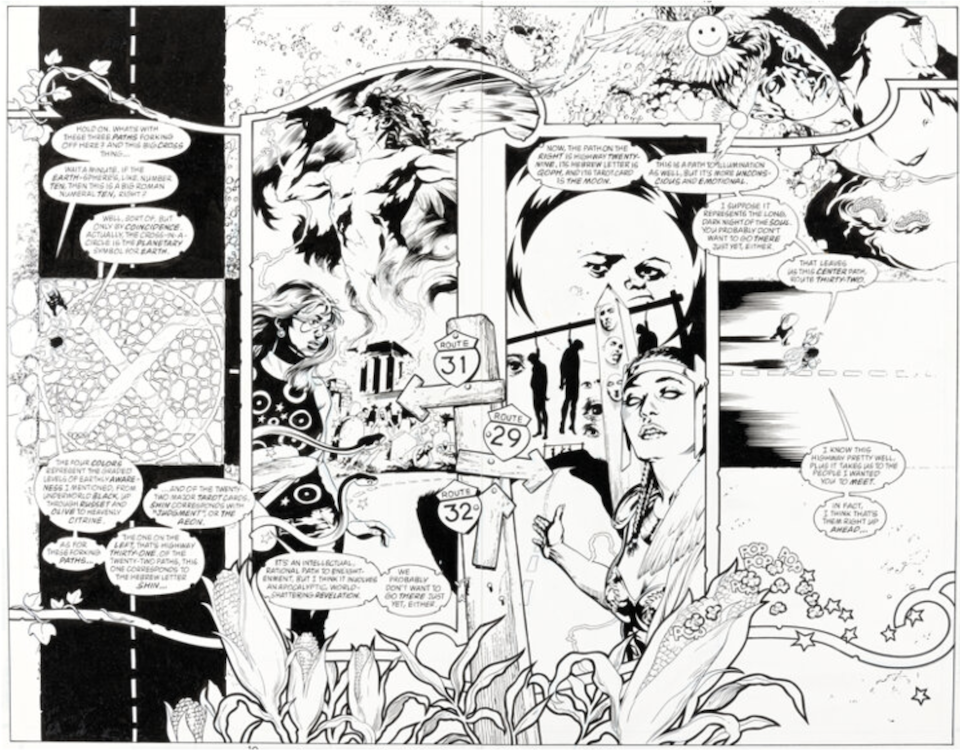 Promethea #13 Page 10-11 by J.H. Williams sold for $2,160. Click here to get your original art appraised.