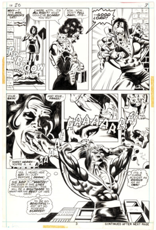 Fear #20 Page 3 by Jack Abel sold for $4,920. Click here to get your original art appraised.