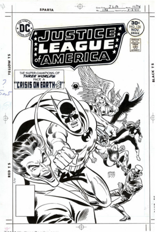 Justice League of America #136 Cover Art by Jack Abel sold for $2,990. Click here to get your original art appraised.