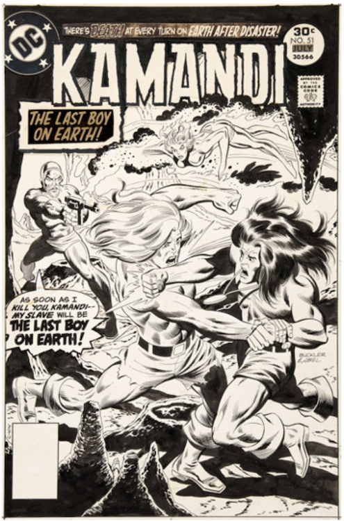Kamandi, the Last Boy on Earth #51 Cover Art by Jack Abel sold for $2,630. Click here to get your original art appraised.