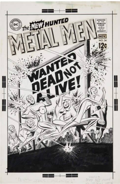 Metal Men #34 Cover Art by Jack Abel sold for $3,225. Click here to get your original art appraised.
