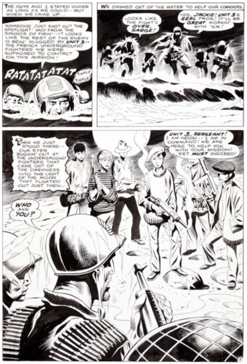 Our Army at War #189 Page 3 by Jack Abel sold for $1,970. Click here to get your original art appraised.