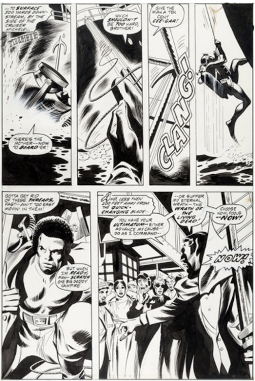 Tomb of Dracula #10 Page 11 by Jack Abel sold for $6,570. Click here to get your original art appraised.