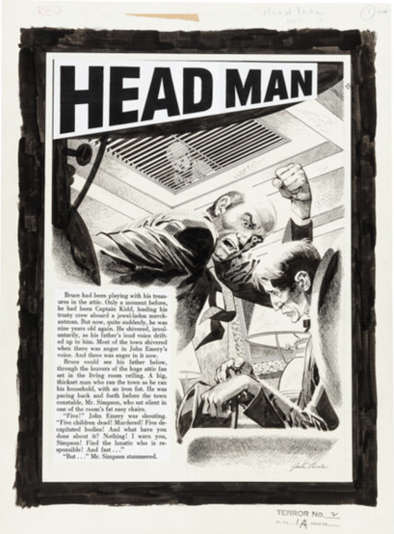 Terror Illustrated #2 Complete 10-Page Story by Jack Davis sold for $7,170. Click here to get your original art appraised.