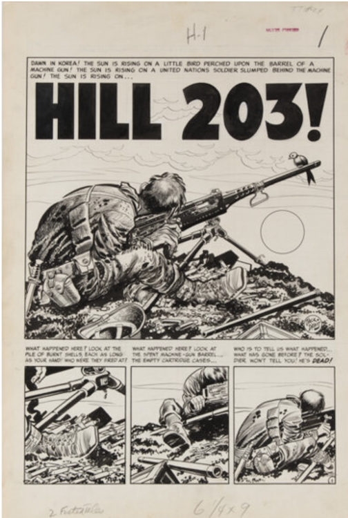 Two-Fisted Tales #24 Complete 8-Page Story by Jack Davis sold for $24,000. Click here to get your original art appraised.