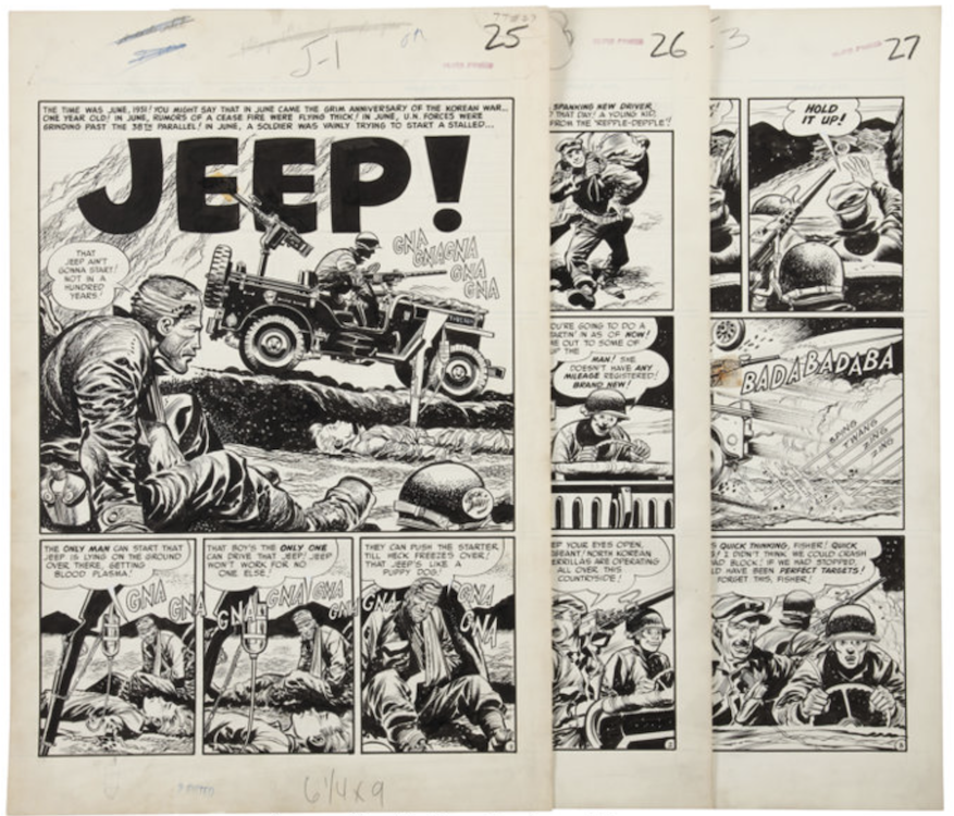 Two-Fisted Tales #27 Complete 7-Page Story by Jack Davis sold for $7,170. Click here to get your original art appraised.