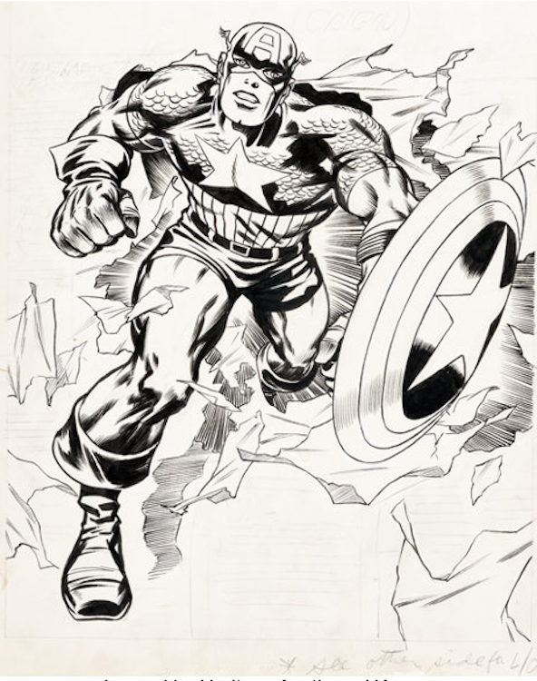 Captain America #109 Cover Art by Jack Kirby sold for $264,000. Click here to get your original art appraised.