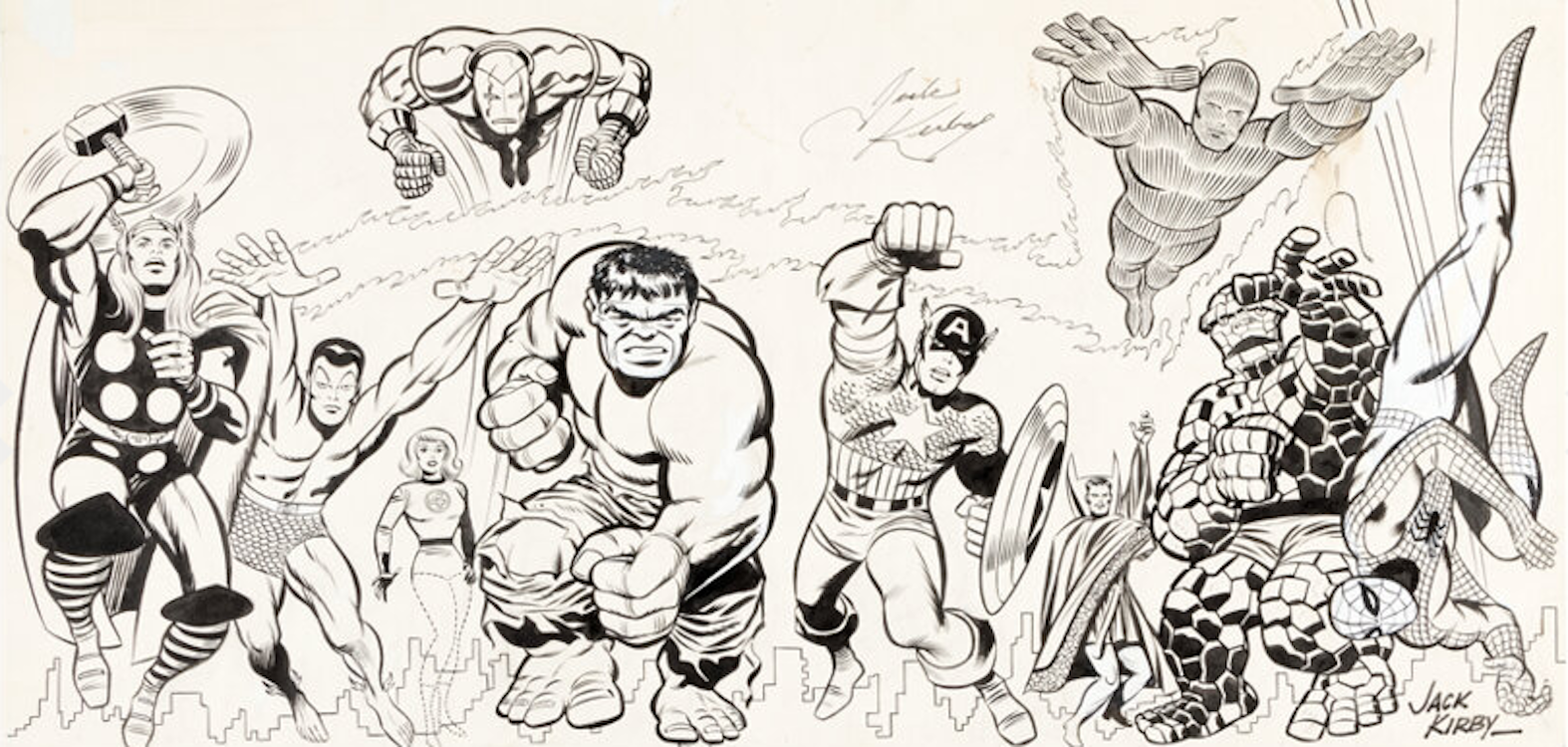 Esquire September 1966 Illustration by Jack Kirby sold for $168,000. Click here to get your original art appraised.