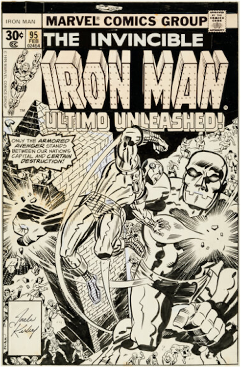 Iron Man #95 Cover Art by Jack Kirby sold for $93,000. Click here to get your original art appraised.