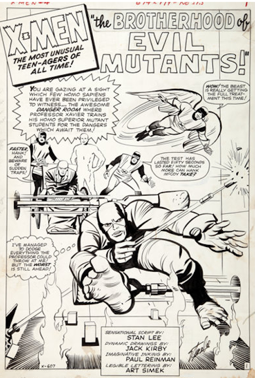 X-Men #4 Splash Page by Jack Kirby sold for $132,000. Click here to get your original art appraised.