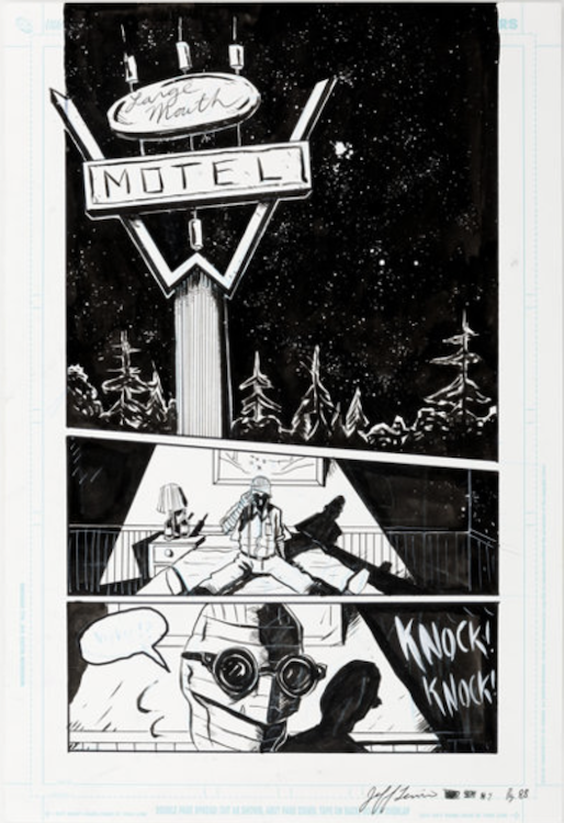 The Nobody Story Page 88 by Jeff Lemire sold for $265. Click here to get your original art appraised.