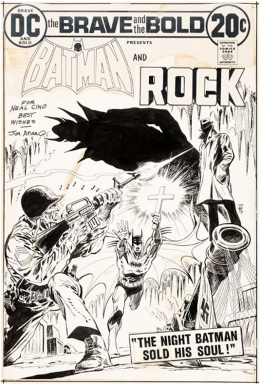 The Brave and the Bold #108 Cover Art by Jim Aparo sold for $11,950. Click here to get your original art appraised.